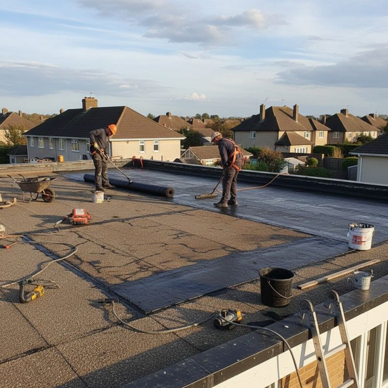 Local Bitumen Roof Repair pros at work